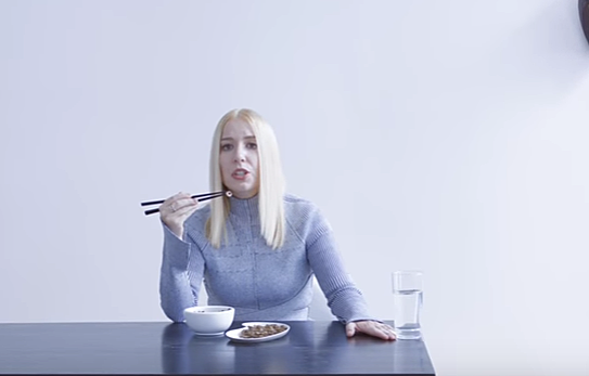 Austra announces LP, shares new song & video, dines on a bowl of bugs