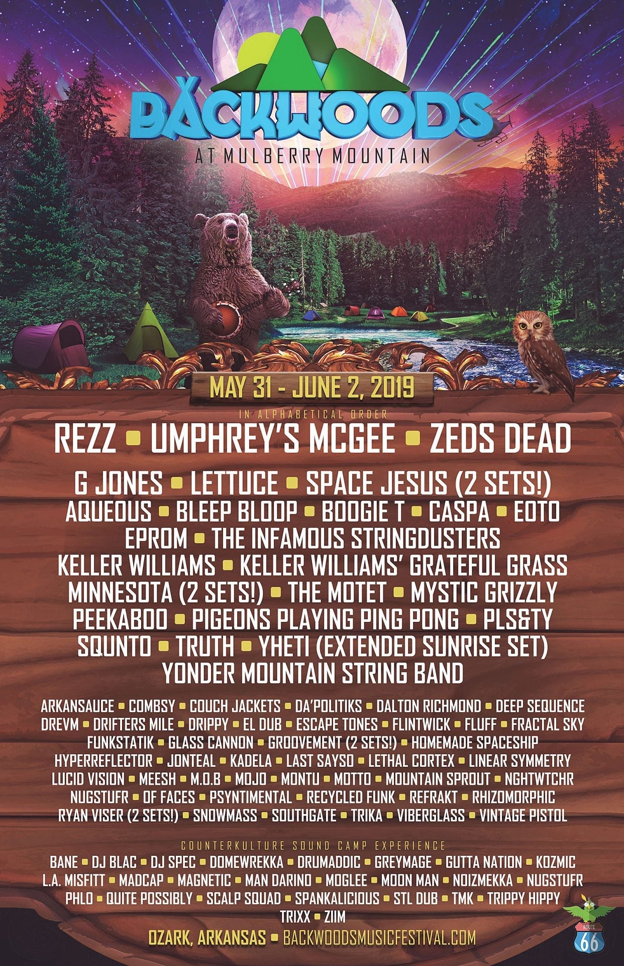 3 died in a helicoper crash at Backwoods Festival