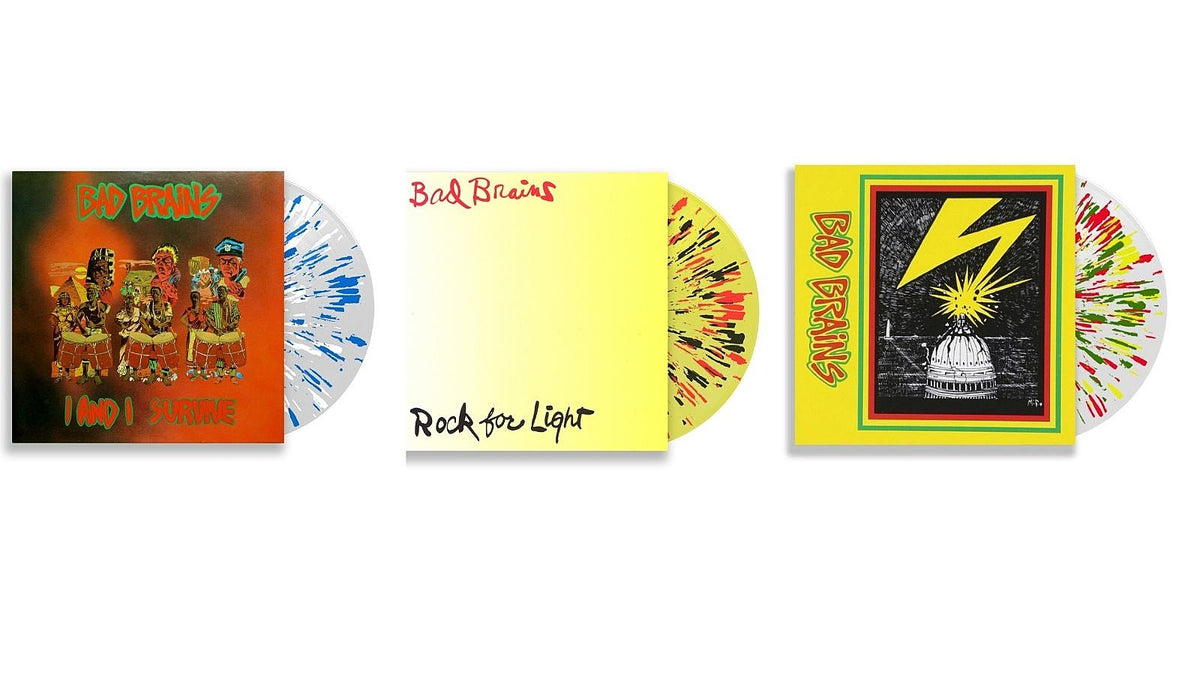 3 classic Bad Brains albums on BV-exclusive splatter vinyl available now!