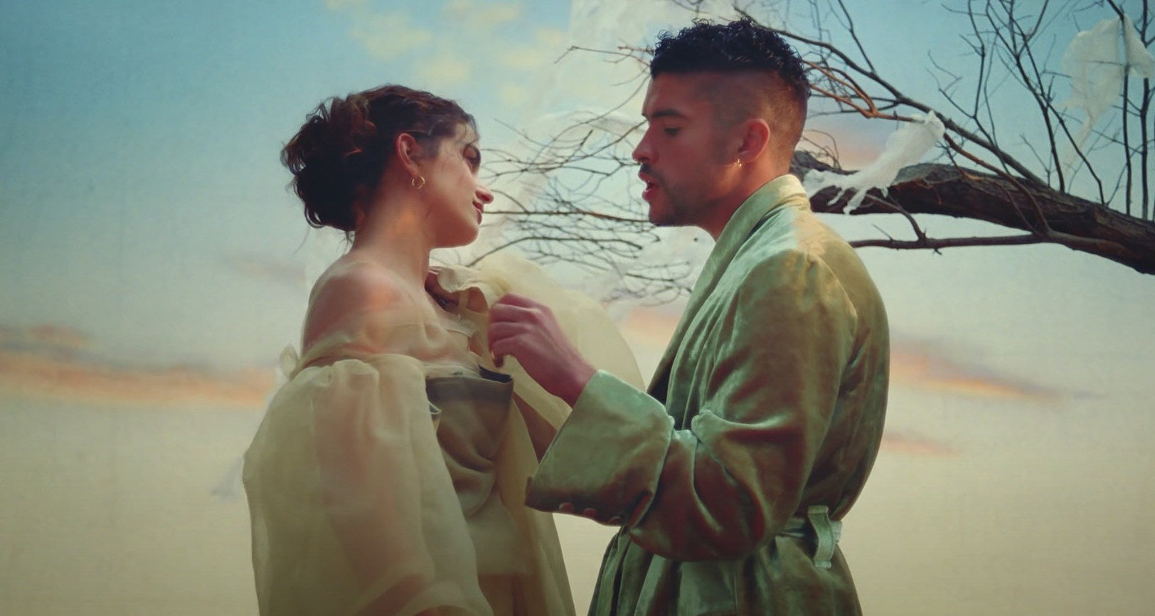 Bad Bunny shares video for Rosalia collab, playing SNL this week