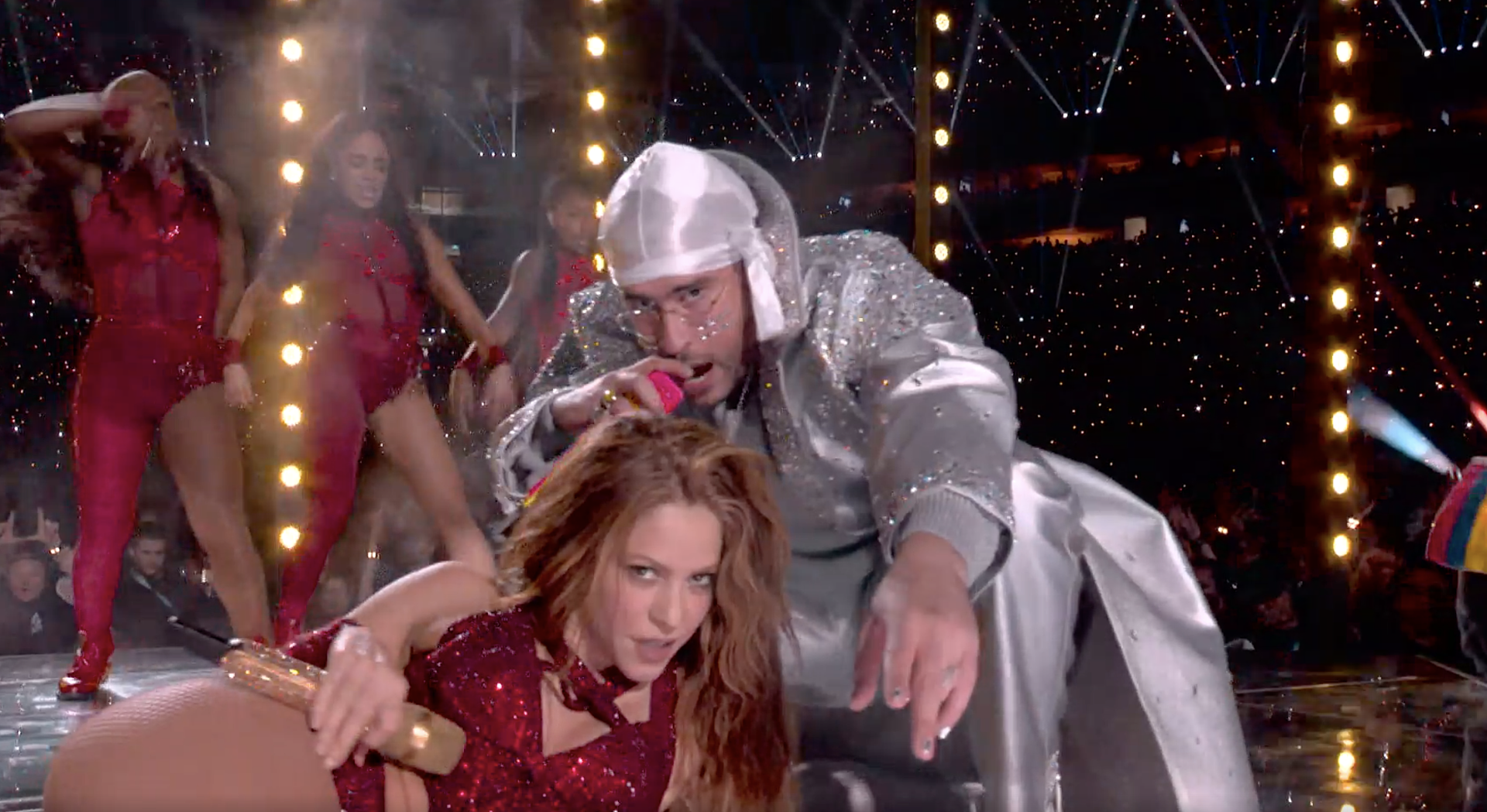 watch Shakira, Jennifer Lopez, Bad Bunny & J Balvin play the Super Bowl Halftime Show