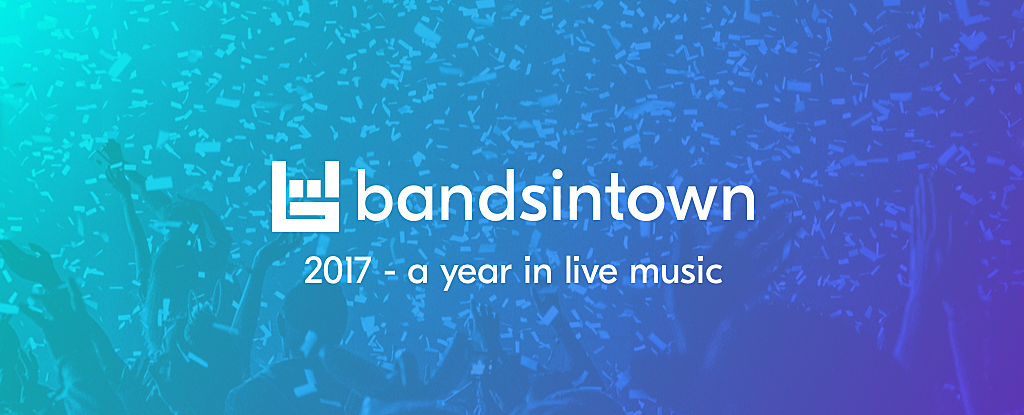 Bandsintown 2017 year-end data, including “fastest growing new artists”