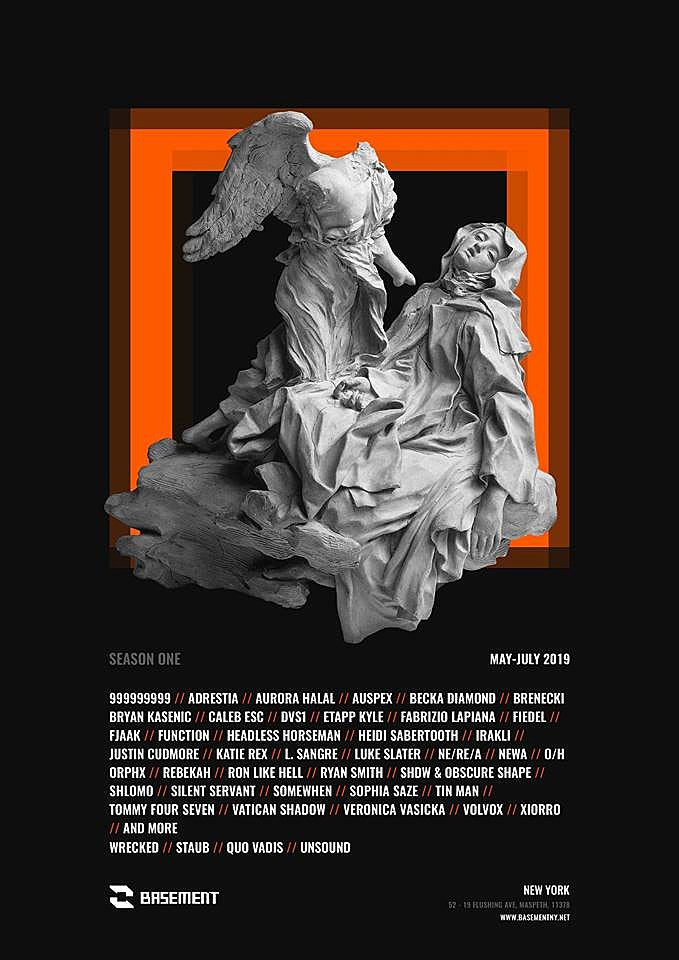 new techno club BASEMENT opening at Knockdown Center (initial lineup)