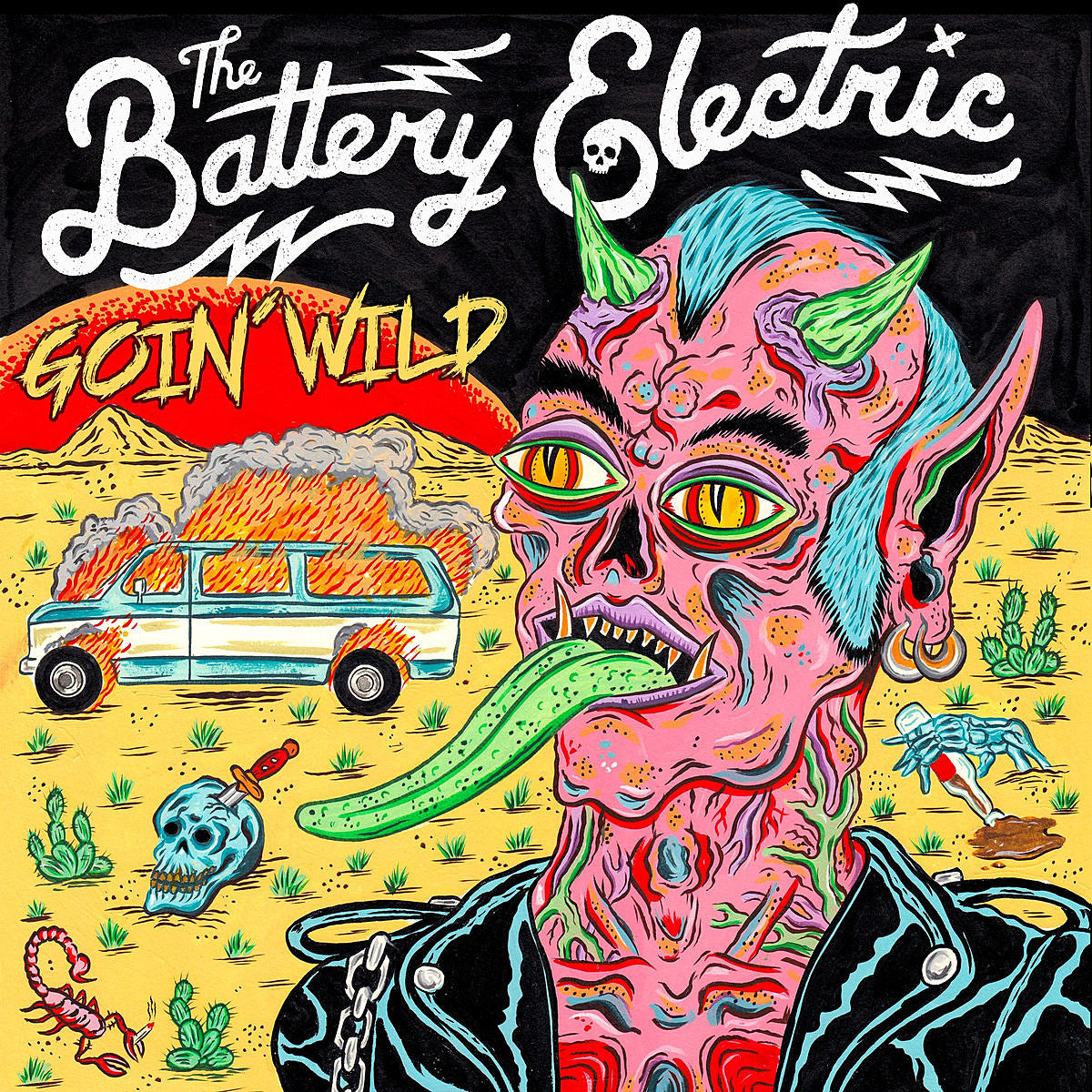 watch The Battery Electric’s video for “Goin’ Wild” (ft. Nick Oliveri)