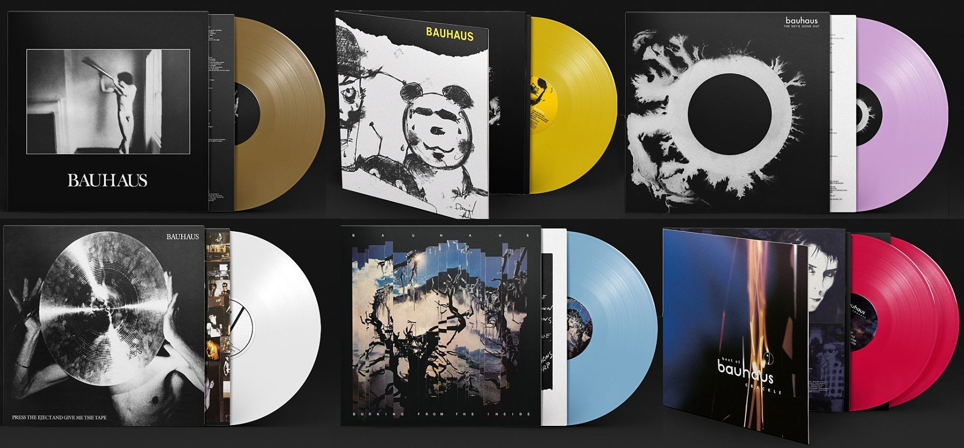 Bauhaus 40th anniversary colored vinyl reissues due this fall