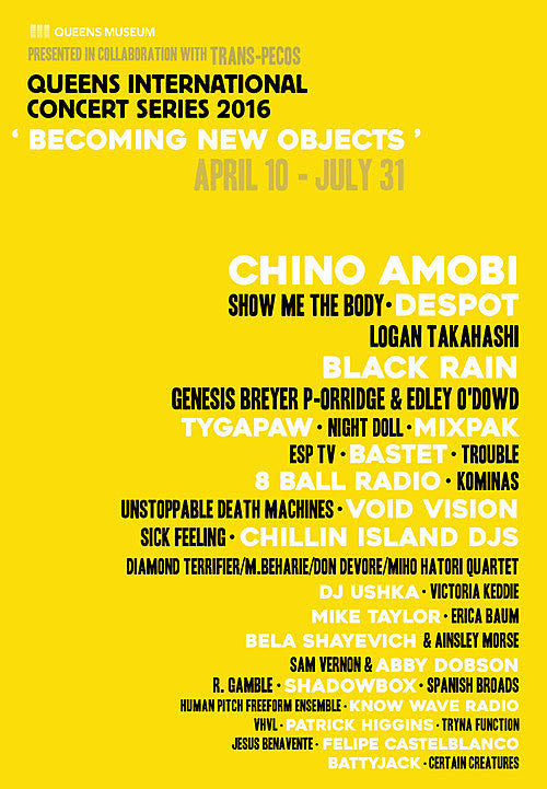 Genesis Breyer P-Orridge, Despot, Miho Hatori & more part of Queens Museum’s “Becoming New Objects” concert series