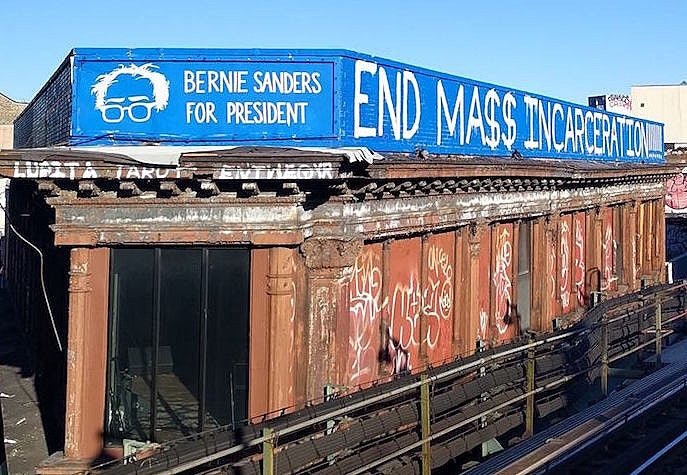 check out Market Hotel’s big Bernie Sanders mural ++ a Nellie McKay song, Lady Miss Kier & more