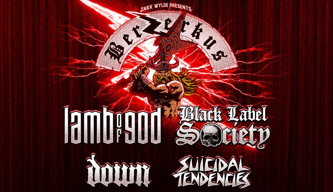 Lamb of God, Black Label Society, Down, Suicidal Tendencies & more playing 2026 Berzerkus Fest