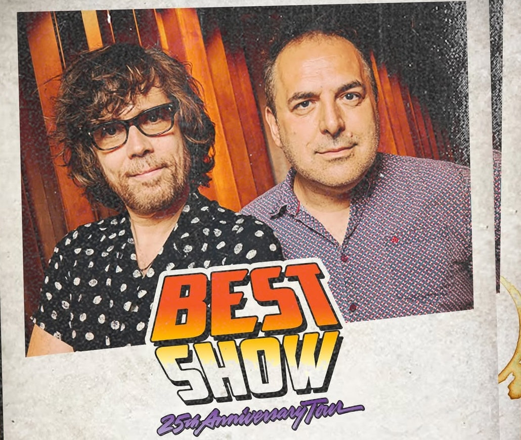 Scharpling & Wurster celebrating The Best Show’s 25th anniversary in Brooklyn, Philly, LA & Chicago