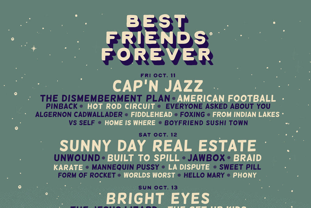 Best Friends Forever announces lineup by day & single day tickets