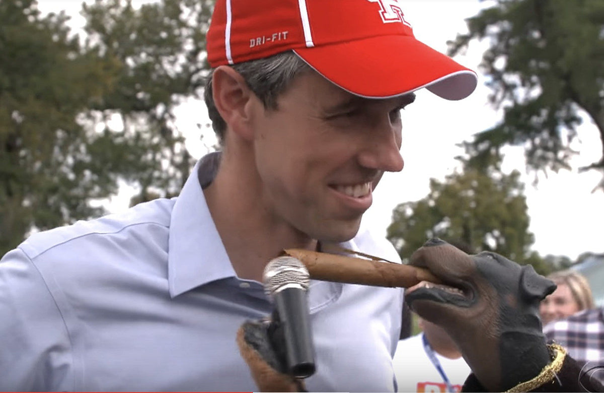 watch Triumph the Insult Comic Dog interview Beto O’Rourke & Ted Cruz