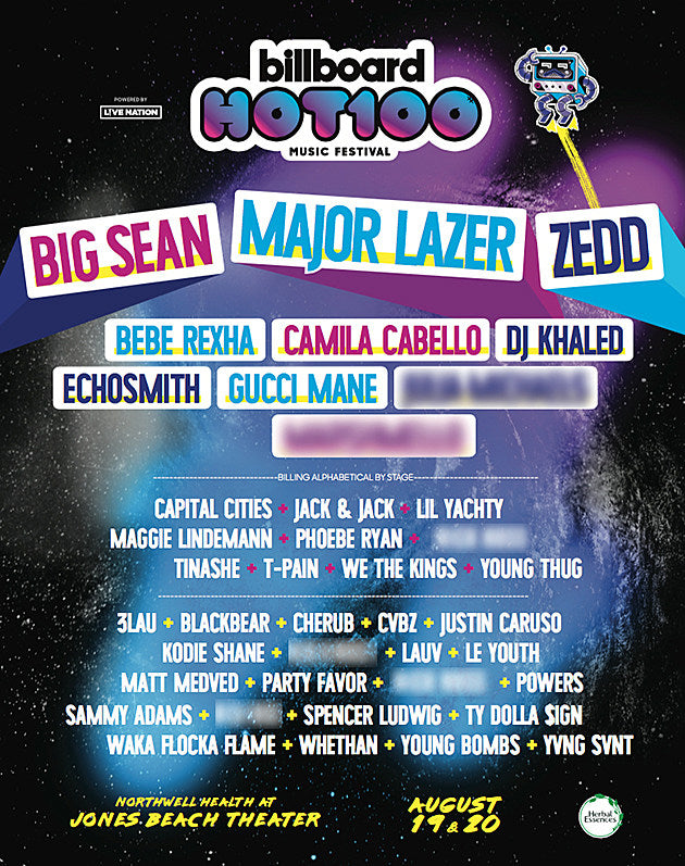 Billboard’s Hot 100 Music Festival: 2017 lineup & tix (Major Lazer, Big Sean, Gucci Mane, more)