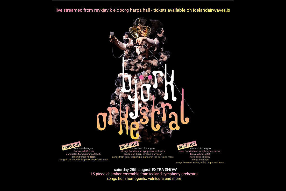 Bjork adds fourth livestreamed “Orkestral” show to series