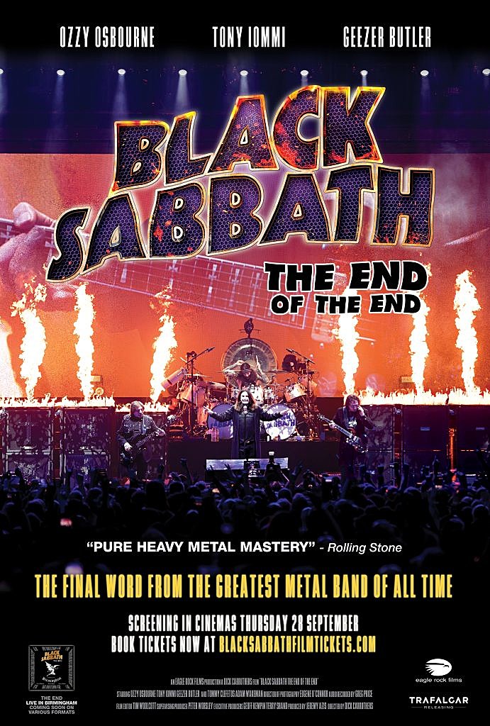 Black Sabbath film of final show hitting theaters for one night only