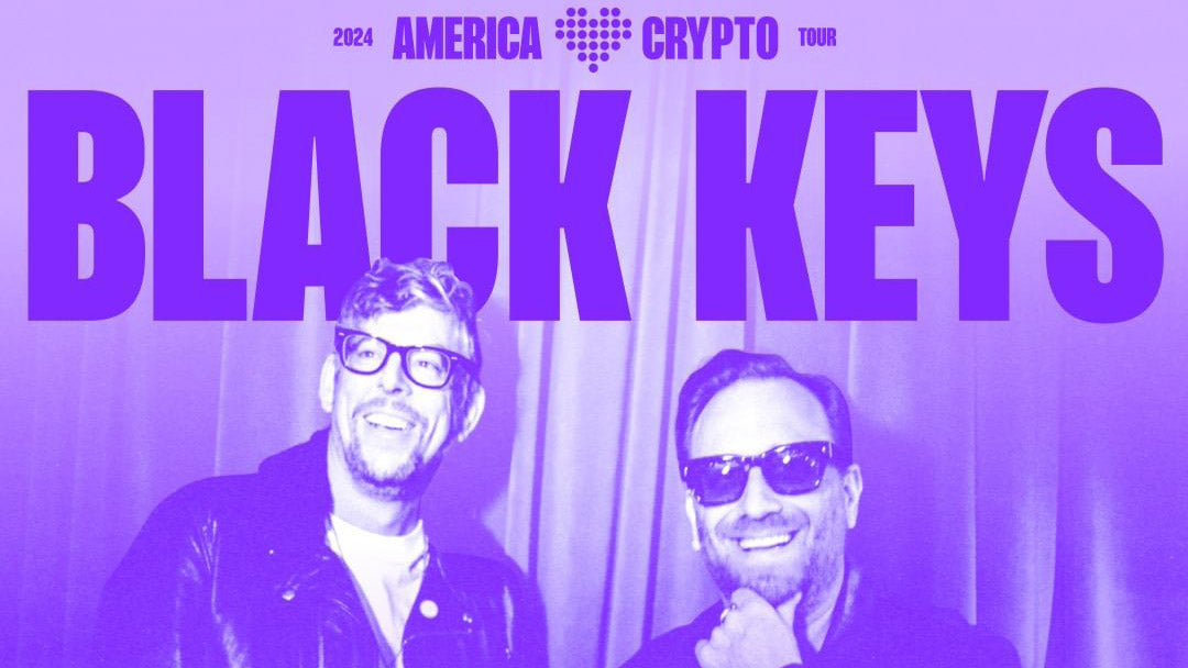 The Black Keys playing “America Loves Crypto” show in Ohio
