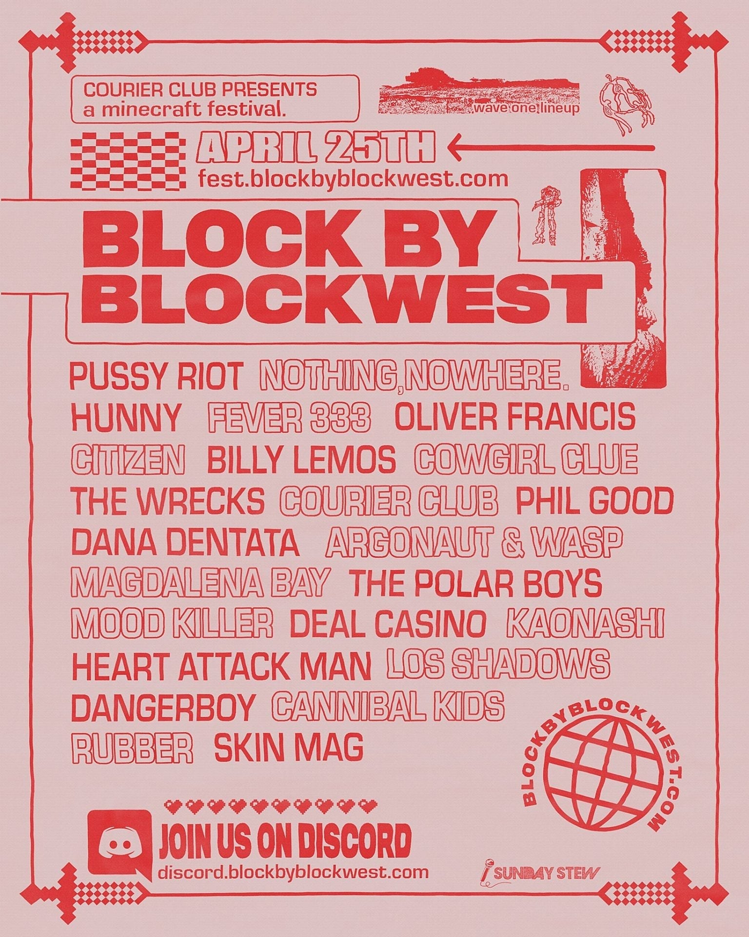 Pussy Riot, Citizen & more playing Minecraft virtual fest “Block by Blockwest”