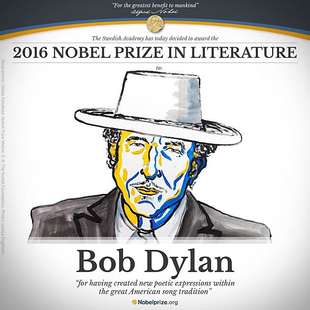 Bob Dylan sending Patti Smith to accept his Nobel Prize, sending a speech too