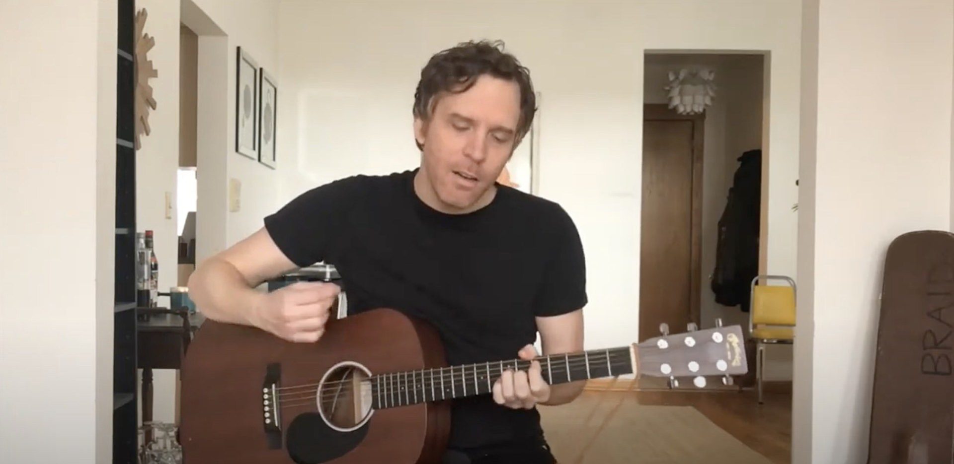 watch Bob Nanna’s (Braid) shot-in-quarantine video for “Mr. Albatross” off new solo album