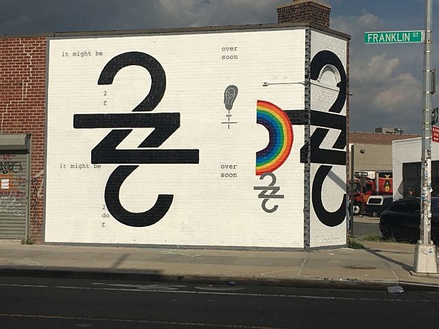 Bon Iver “22 Days” mural appears in Brooklyn, hinting at new album?