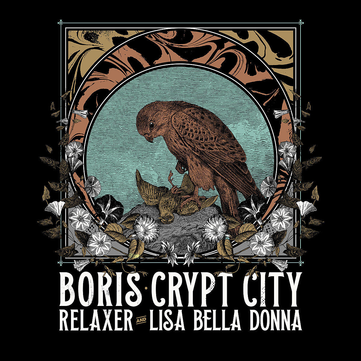 stream Boris’ 4-way split with Crypt City, Relaxer & Lisa Bella Donna