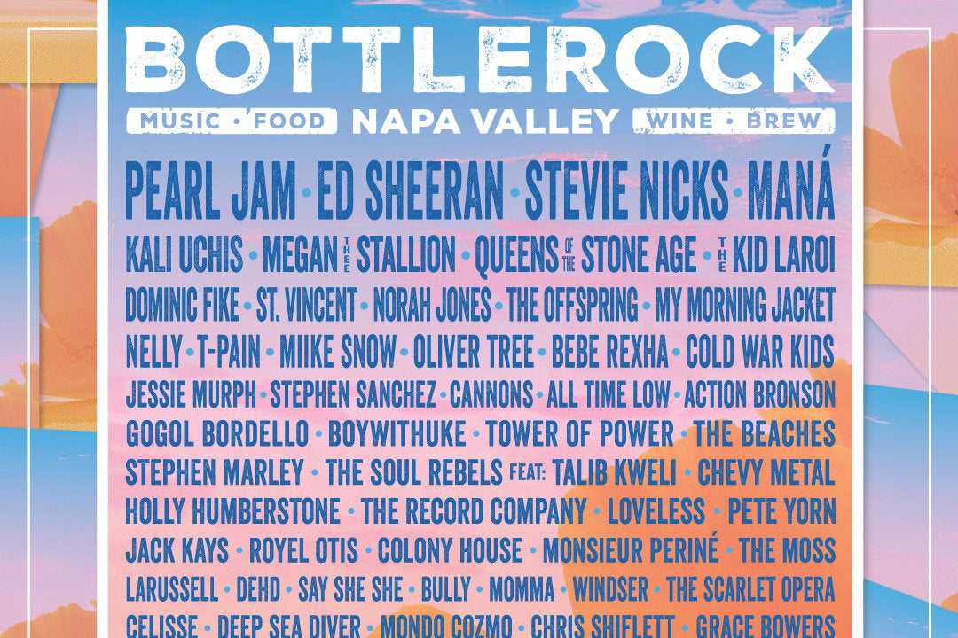 Bottle Rock Napa 2024 lineup (Pearl Jam, Stevie Nicks, Megan Thee Stallions, QOTSA, more)