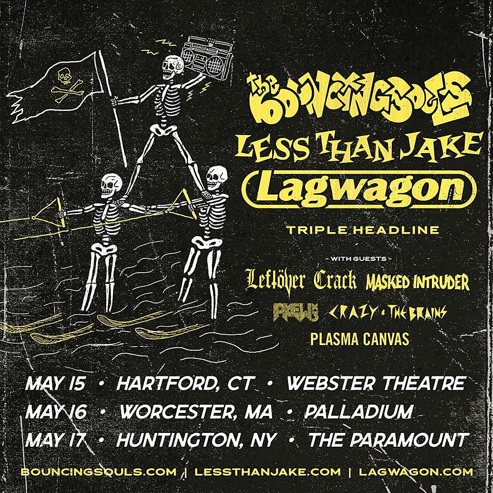 Bouncing Souls, Less than Jake & Lagwagon playing Northeast shows together