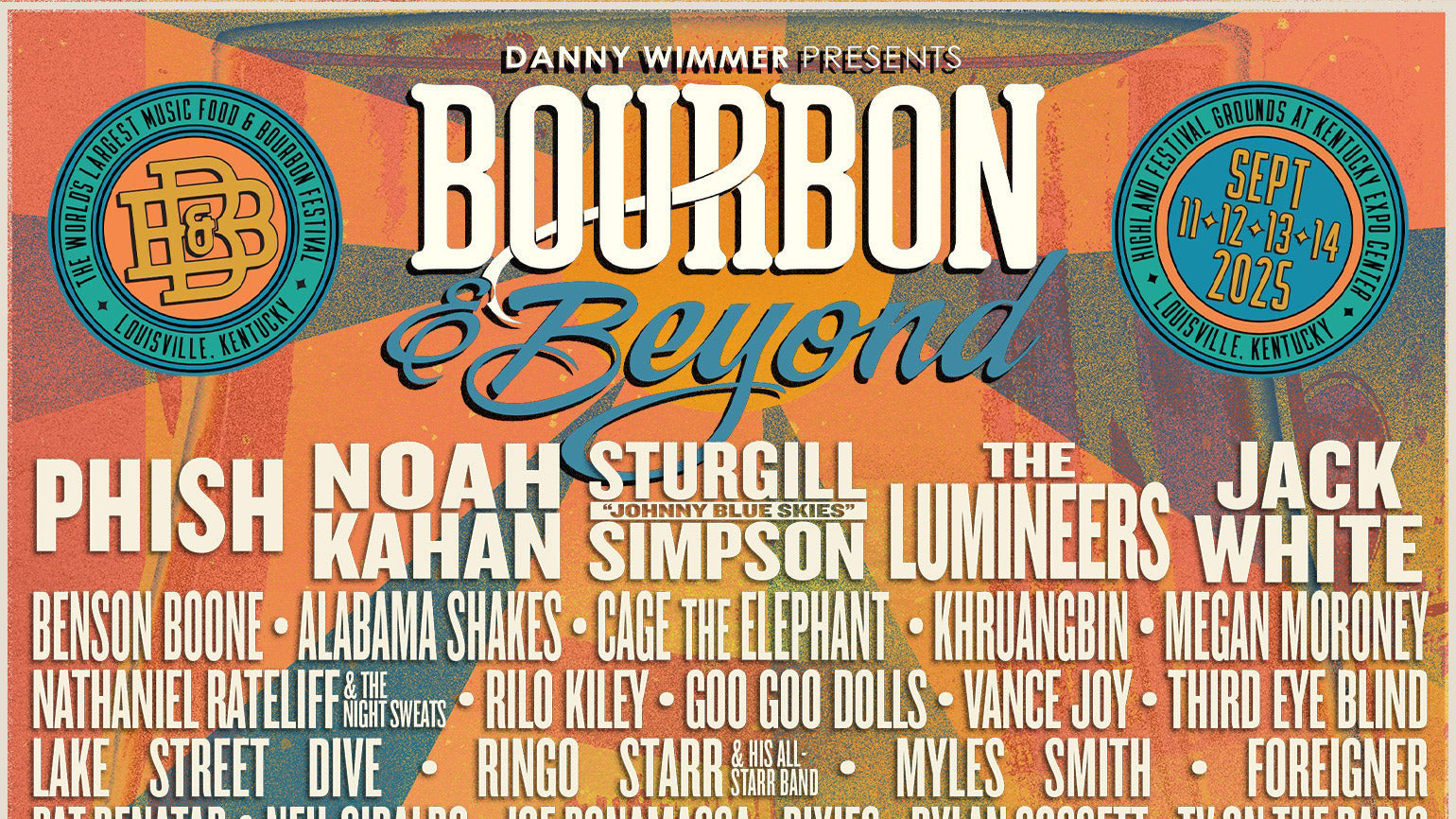 Bourbon & Beyond 2025 lineup (Phish, Rilo Kiley, Alabama Shakes, Jack White, Sturgill Simpson, Pixies & more)
