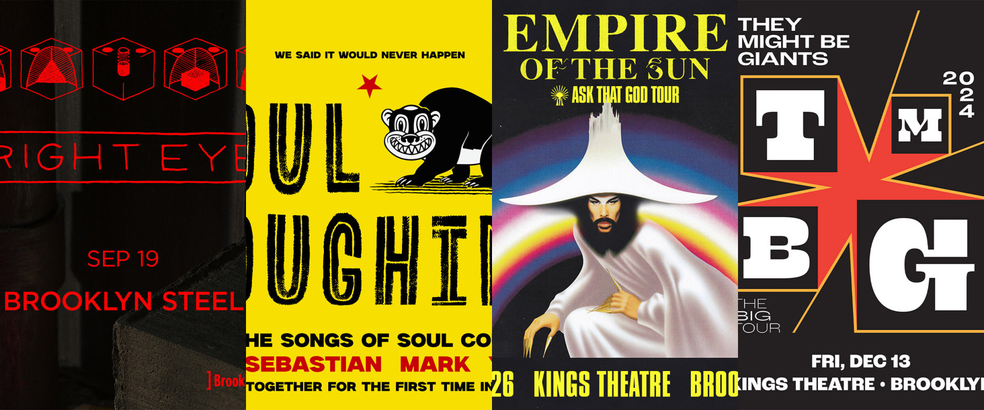 Bright Eyes, Soul Coughing, They Might Be Giants & Empire of the Sun NYC shows on BV Presale (passwords here)