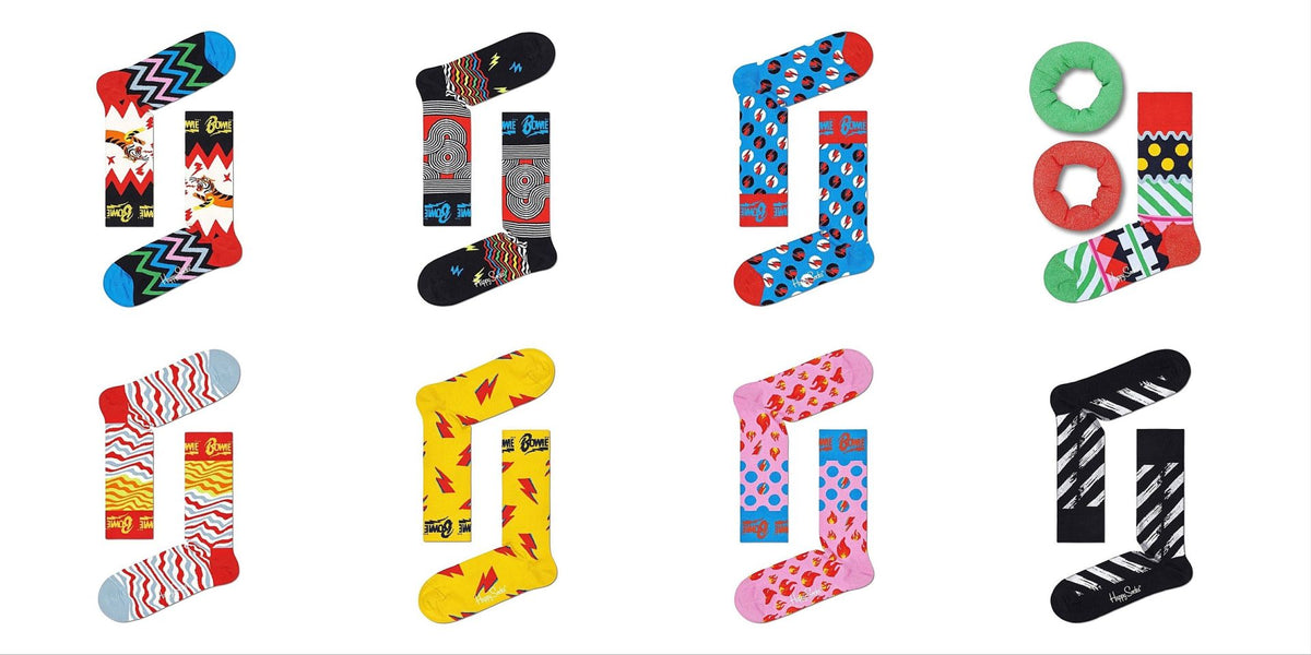 David Bowie’s iconic looks inspire official Happy Socks line