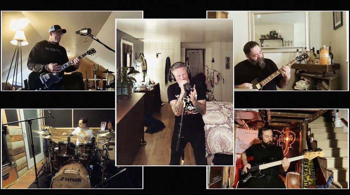 watch Boysetsfire play a full set, quarantined from their individual homes