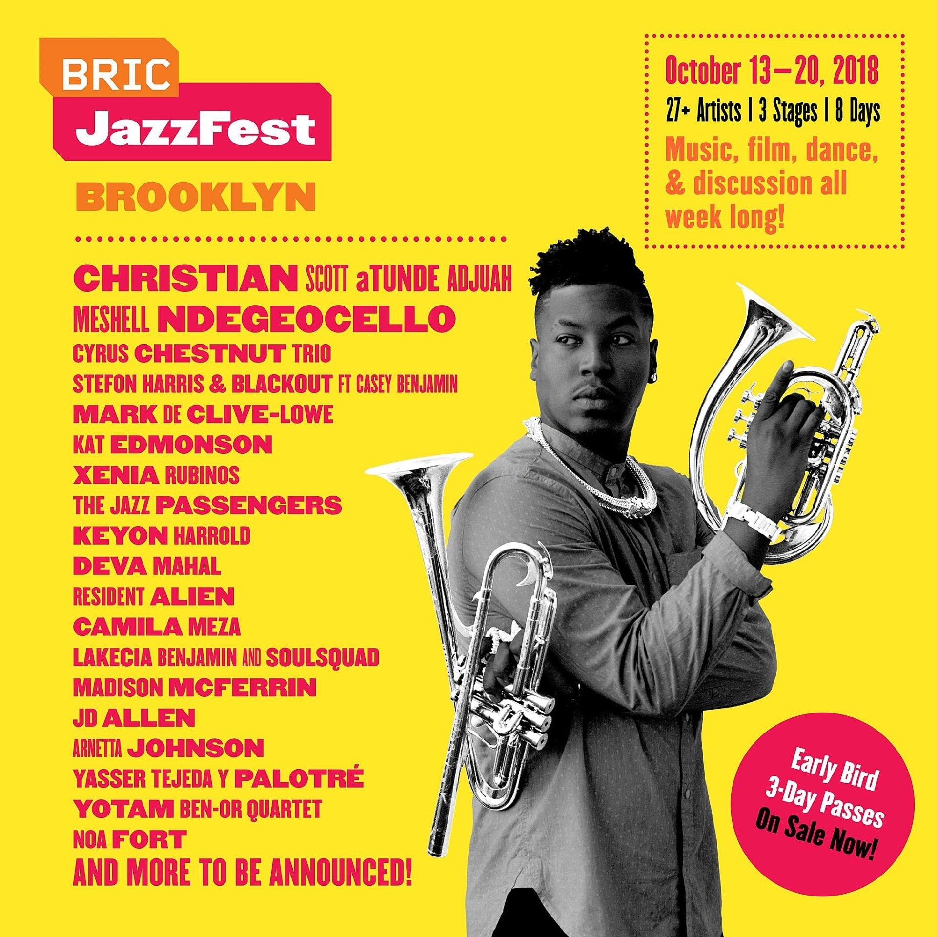 2018 BRIC JazzFest: lineup, schedule, tickets