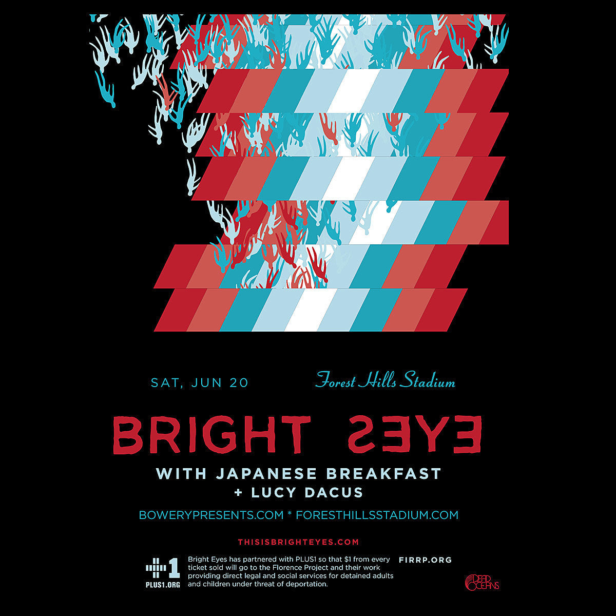 tix for Bright Eyes, Japanese Breakfast, Lucy Dacus @ Forest Hills on BrooklynVegan presale (password here)