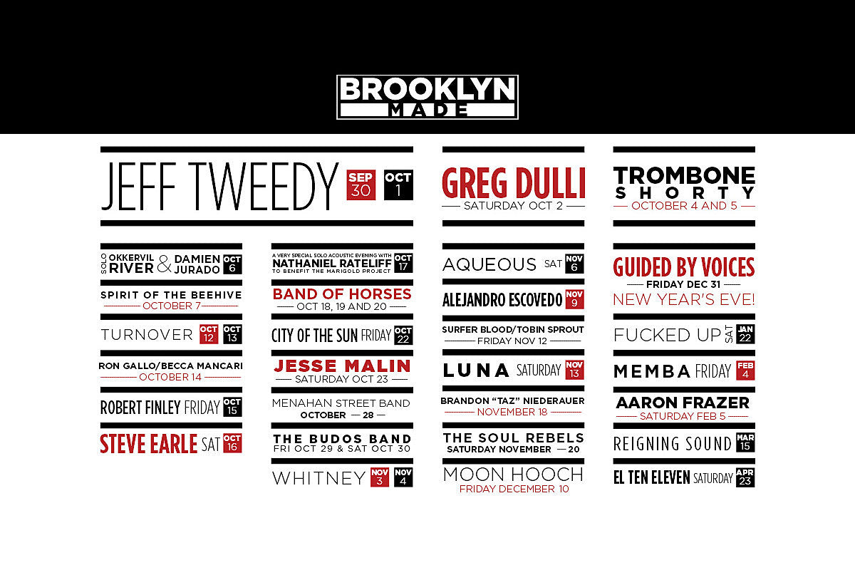 Brooklyn Made shows on BrooklynVegan Presale (password here)