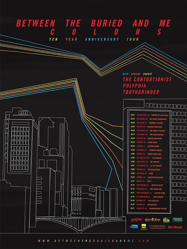 Between the Buried and Me announce ‘Colors’ 10th anniversary tour dates