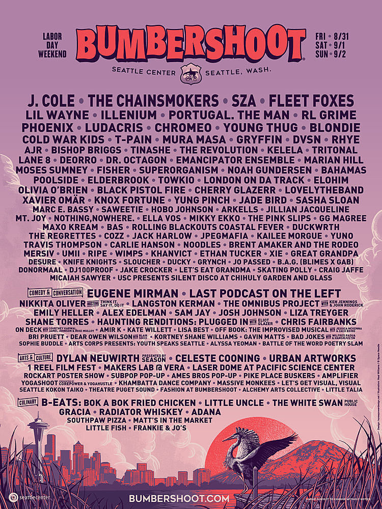Bumbershoot 2018: lineup and tickets