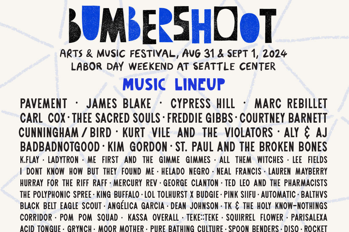 Bumbershoot 2024 lineup (Pavement, Kurt Vile, Courtney Barnett, Freddie Gibbs, Kim Gordon, more)