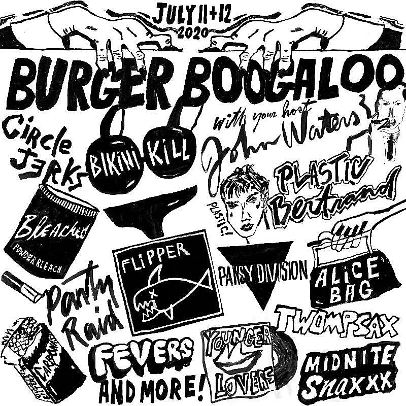 Burger Boogaloo 2020 lineup: Bikini Kill, Circle Jerks, Plastic Bertrand, more