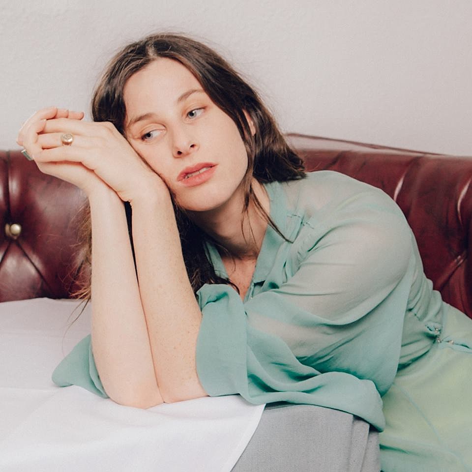 Buzzy Lee playing Park Church Co-Op before shows with Dirty Projectors