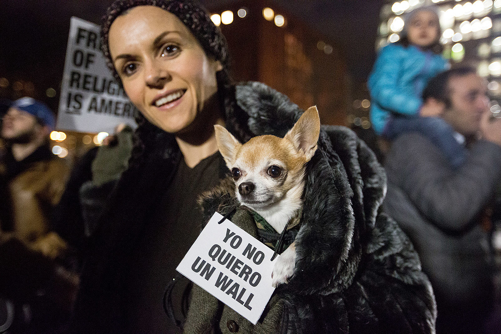 Pro-Immigrant, Anti-Trump Protest brings hundreds to Washington Square Park (pics)