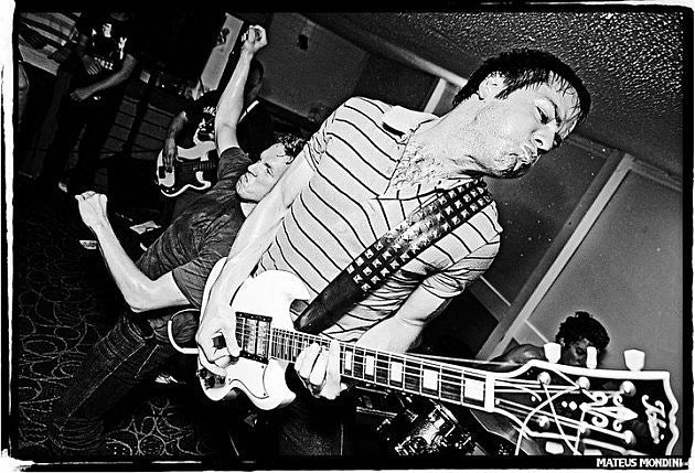 Career Suicide playing shows, one in NYC with Royal Headache