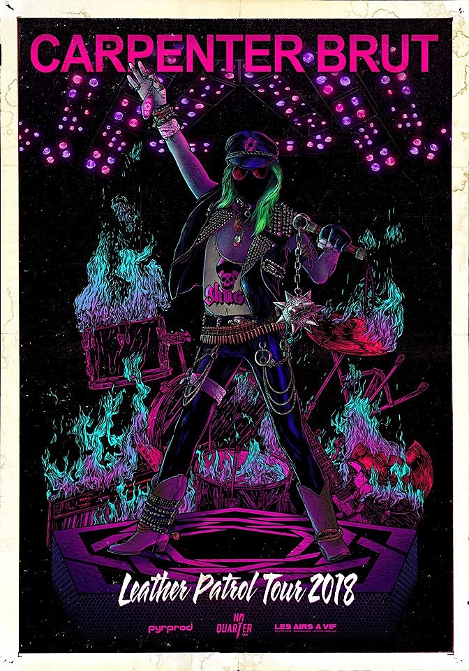 kitschy French synthwave act Carpenter Brut announce 2018 tour
