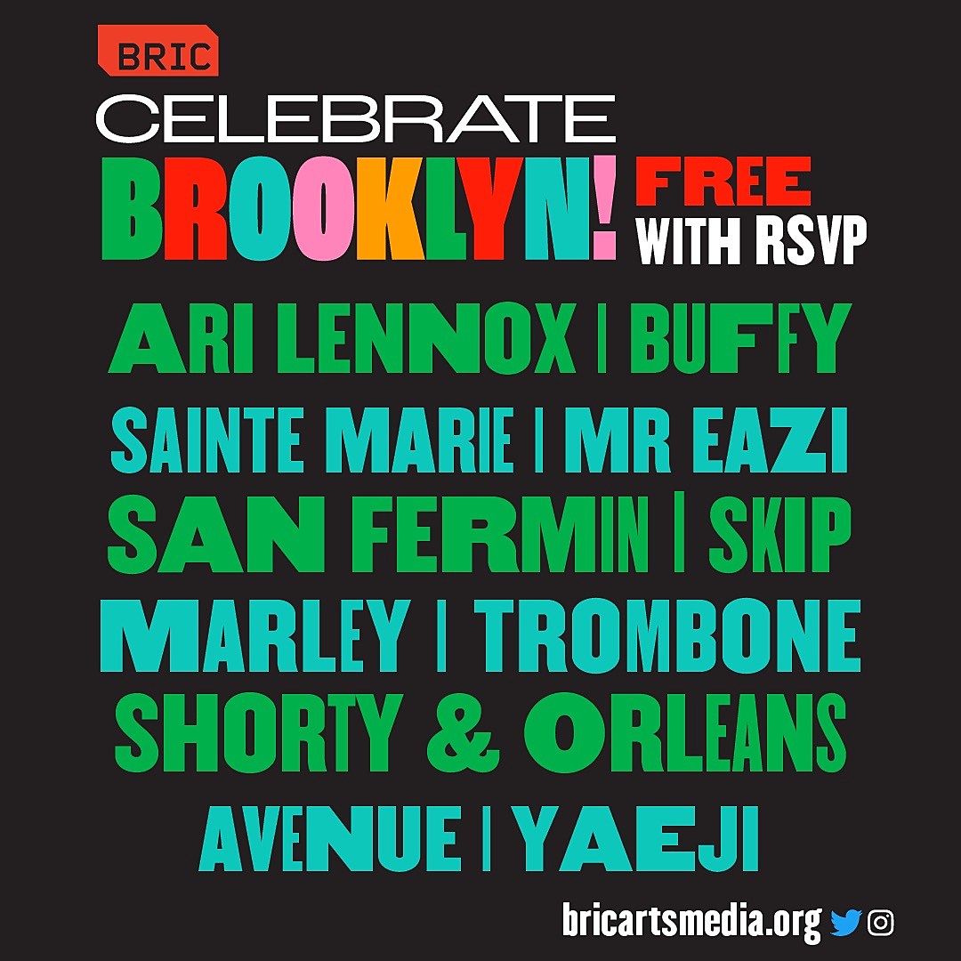 BRIC Celebrate Brooklyn! Fest 2021 schedule for free shows in Prospect Park