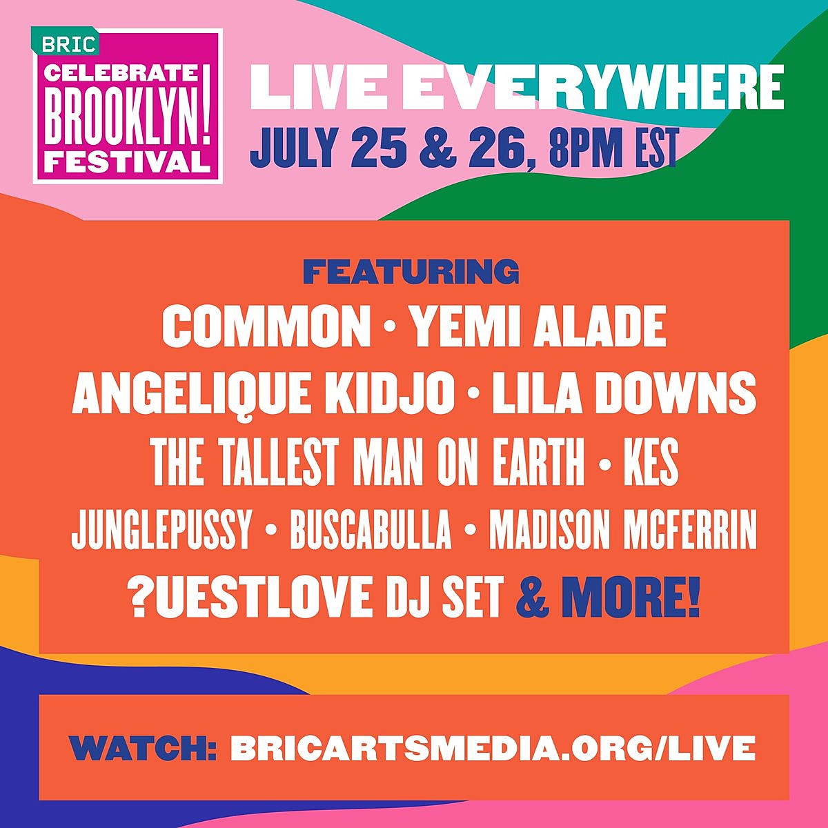 Common, Tallest Man on Earth & more playing BRIC Celebrate Brooklyn! virtual fest