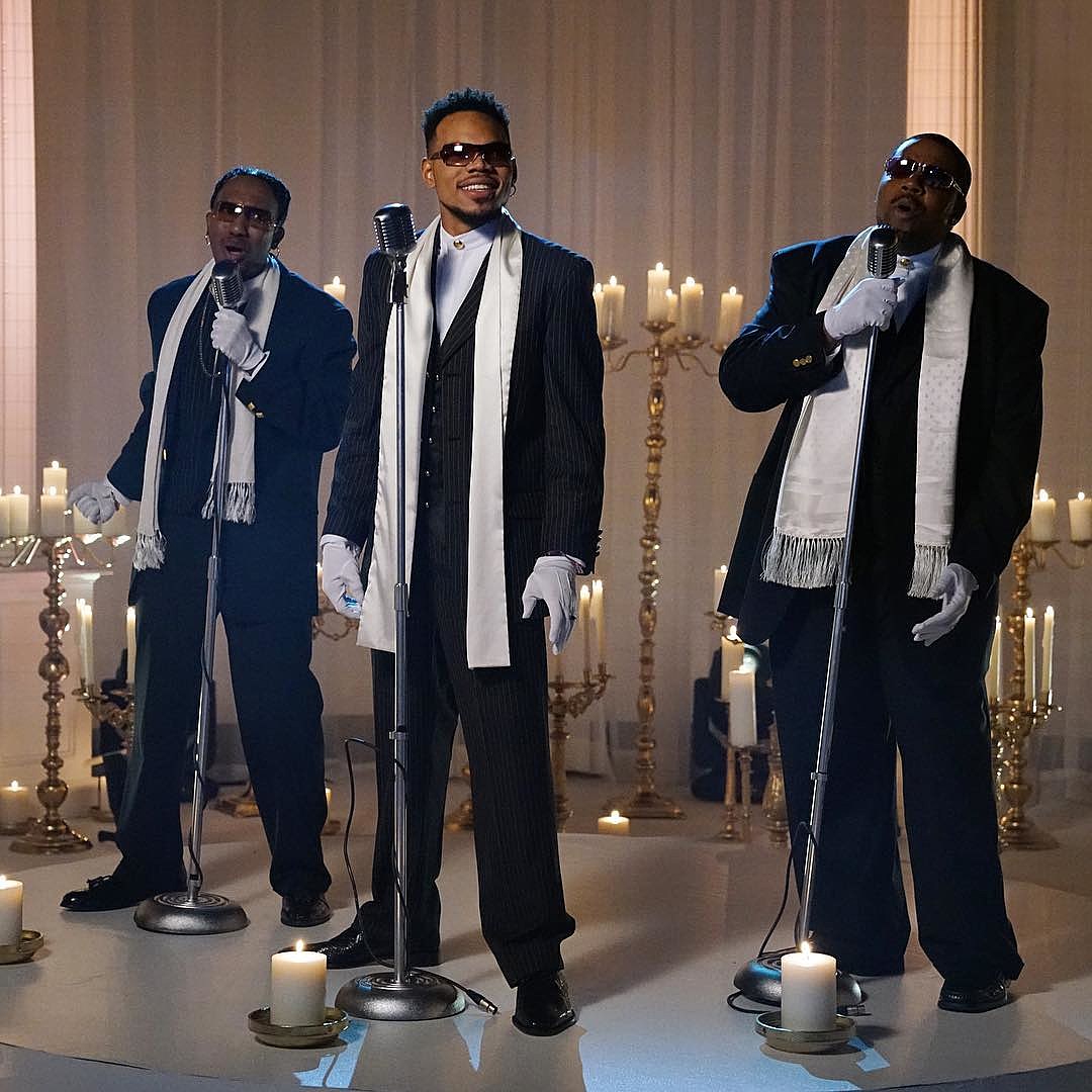 Chance the Rapper sings “Come Back Barack” in Boyz II Men-inspired SNL skit