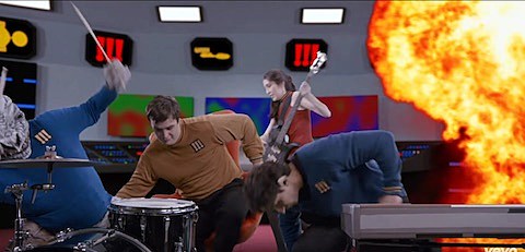 !!! (chk chk chk) share sci-fi parody “Ooo” video, opening for themselves on tour as Stereolab cover band (NYC this week)