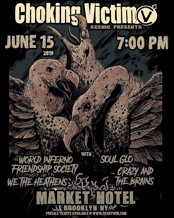 Choking Victim add 2nd NYC show with World/Inferno & more