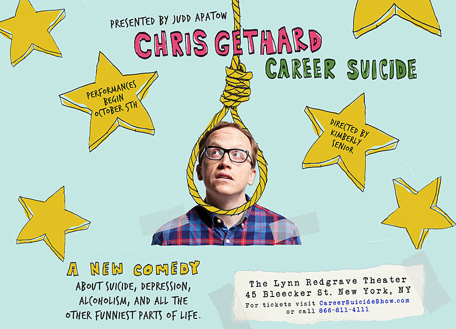Chris Gethard’s “Career Suicide” getting Off-Broadway run (tix on sale)