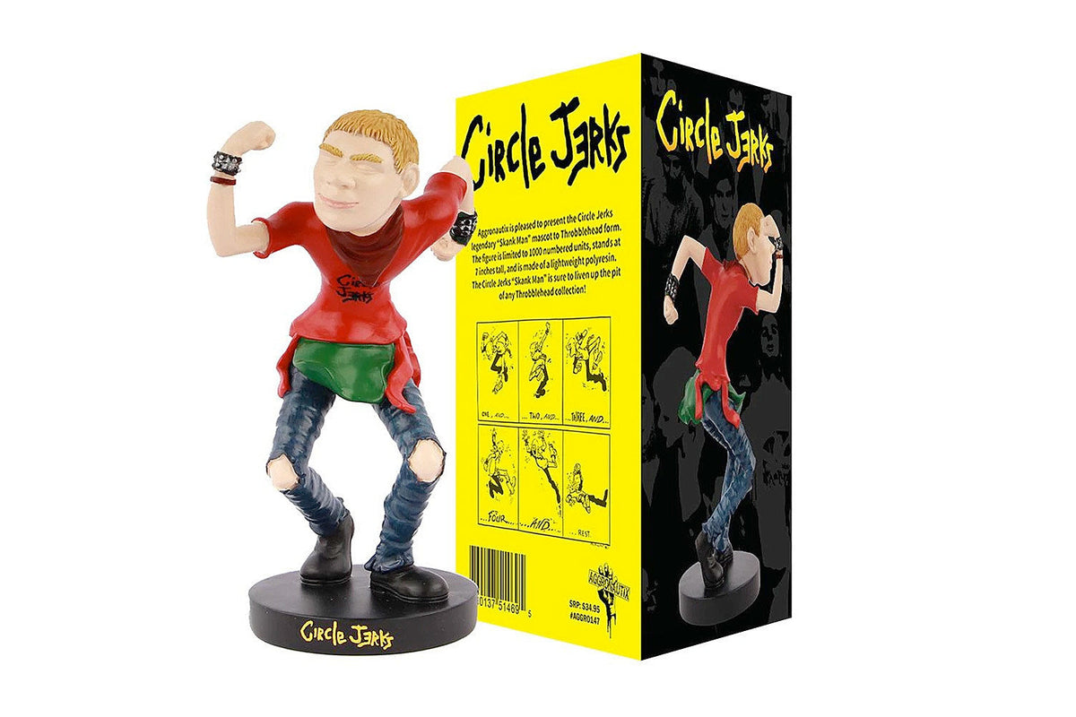 Circle Jerks “Skank Man” is now a bobblehead (limited Throbblehead in our shop)