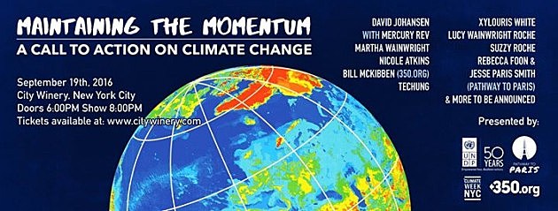 David Johansen, Mercury Rev, Martha Wainwright, Nicole Atkins & more playing climate change benefit at City Winery