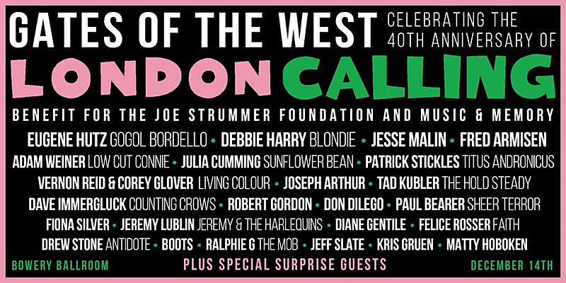 ‘London Calling’ Clash tribute show announced w/ Debbie Harry, Fred Armisen, Eugene Hutz & many more